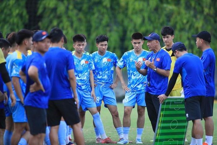 U20 Việt Nam chuẩn bị tranh tài tại giải U20 châu Á. Ảnh: VFF