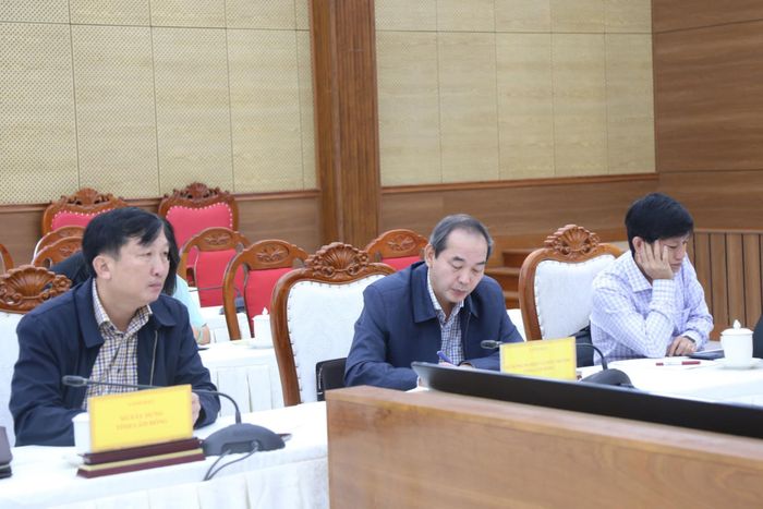 Các sở, ngành tham dự cuộc họp