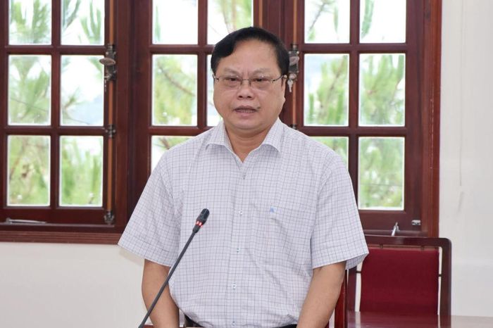 Đại diện Thống kê tỉnh báo cáo kết quả theo nhiệm vụ được giao tại phiên họp