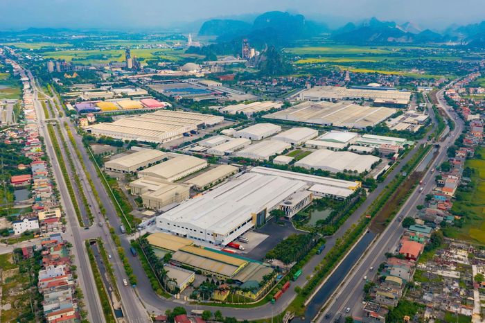 Toàn cảnh Khu công nghiệp Gián Khẩu. Ảnh Ngọc Linh
