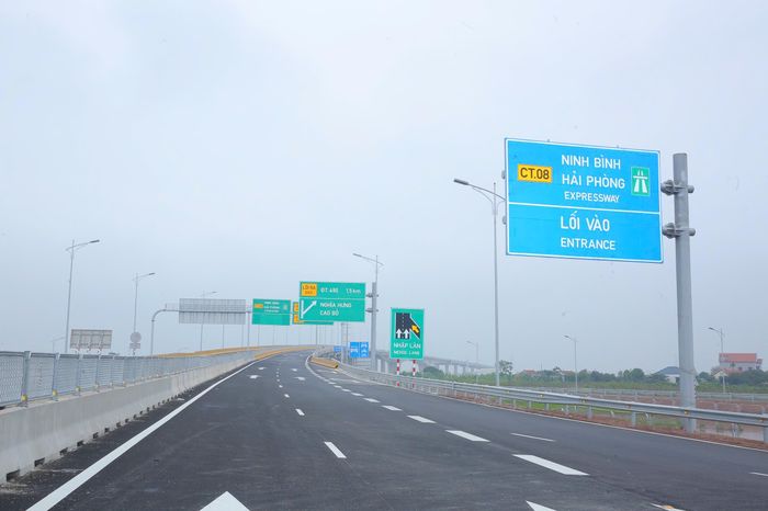 Tuyến đường cao tốc Ninh Bình - Hải Phòng. Ảnh: Anh Tuấn