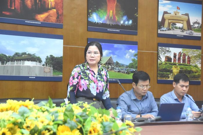 Đại diện Sở Tài chính tham gia ý kiến - Ảnh: Đ.V
