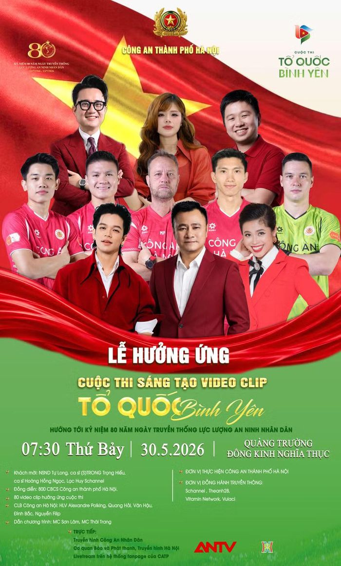 Các ngôi sao, nghệ sĩ sẽ tham gia tại chương trình. (Ảnh: BTC).
