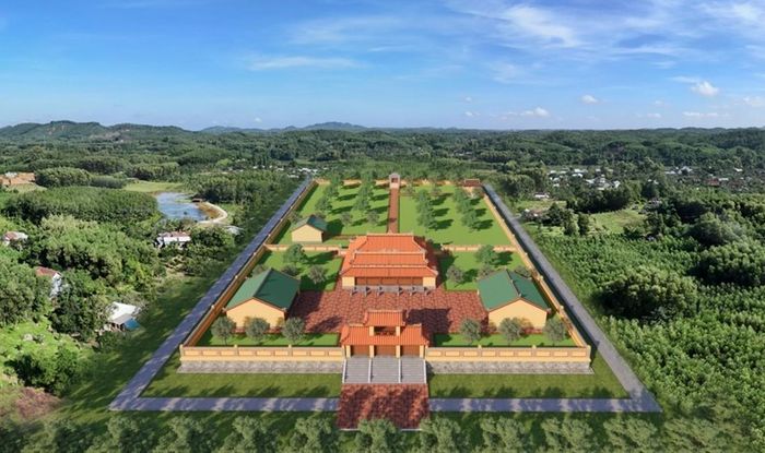 Phối cảnh Điện Thoại Thánh.