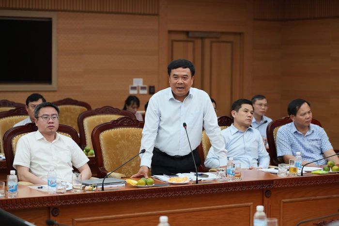 Cục trưởng Cục Hải quan Nguyễn Văn Thọ phát biểu tại hội nghị. Ảnh: Mạnh Tuấn.