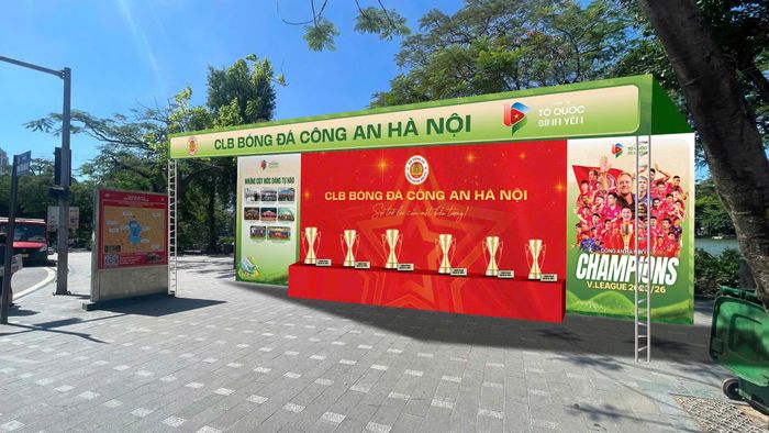 Khu vực dành riêng cho người hâm mộ môn thể thao vua với nhiều hoạt động tương tác thú vị