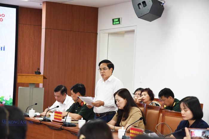 Ông Phan Huy Thục, Phó Giám đốc Sở Y tế thành phố Hải Phòng phát biểu tại hội nghị. Ảnh: Mekong ASEAN.