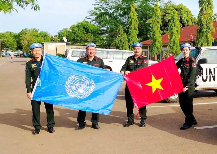 Tổ công tác số 5 tại phái bộ UNMISS, Nam Sudan.