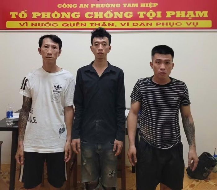 Các đối tượng gây án.