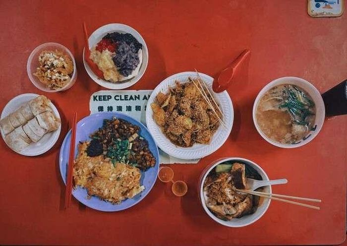 Những món ăn Jun Phạm đã nếm thử tại khu hawker trong Chinatown