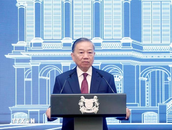 Tổng Bí thư, Chủ tịch nước Tô Lâm phát biểu. (Ảnh: Thống Nhất/TTXVN)