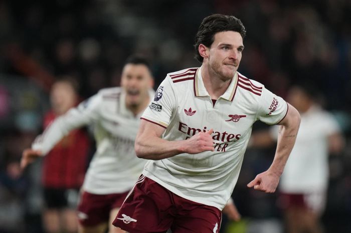 Arsenal sở hữu bản hợp đồng đắt giá nhất mang tên Declan Rice. (Nguồn: AP)