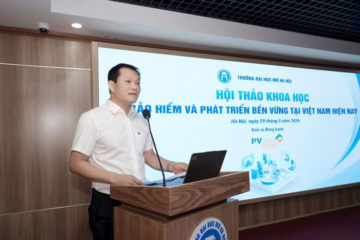 TS. Bùi Thanh Sơnm, Phó Hiệu trưởng Trường Đại học Mở Hà Nội. Ảnh: Trung Kiên.