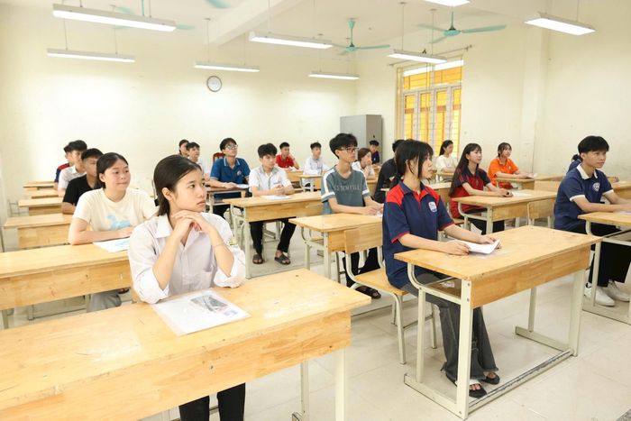 Các thí sinh được học tập quy chế thi để tránh những vi phạm ảnh hưởng đến kết quả thi. Ảnh: PV
