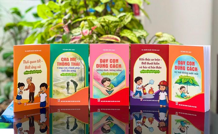 Các cuốn sách giúp trang bị kiến thức cho trẻ. Ảnh: M.Chi
