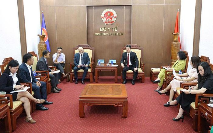 Quang cảnh buổi tiếp.