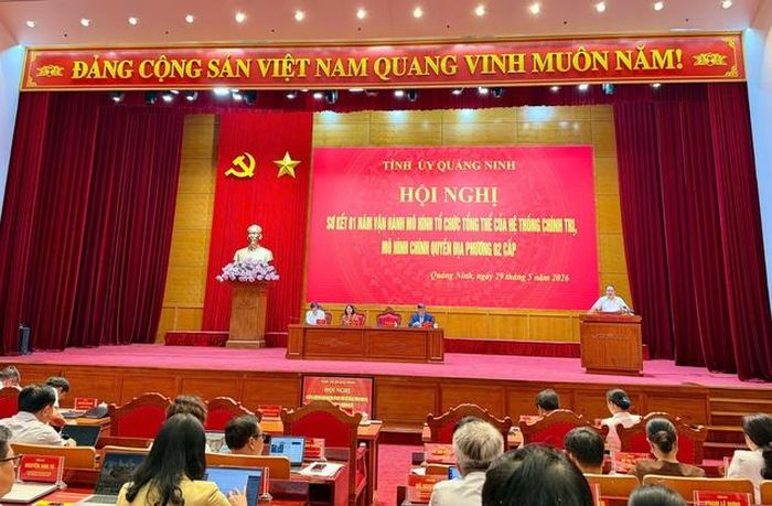 Hội nghị sơ kết 1 năm vận hành bộ máy của hệ thống chính trị và chính quyền địa phương 2 cấp tại Quảng Ninh.