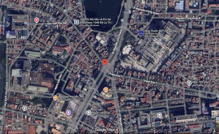Nút giao thông La Thành - Nguyễn Chí Thanh. (Ảnh: Google Maps)