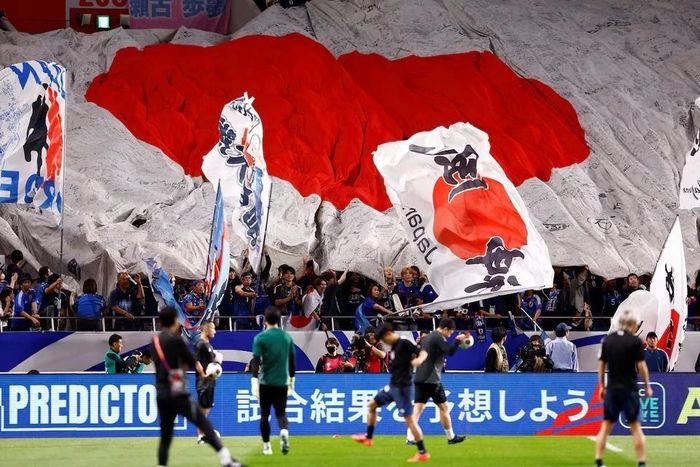 Trận đấu giữa đội tuyển bóng đá Nhật Bản và đội tuyển Australia tại vòng loại World Cup 2026 ở sân vận động Saitama 2002, Saitama, Nhật Bản ngày 15/10/2024. Ảnh: Issei Kato/Reuters.