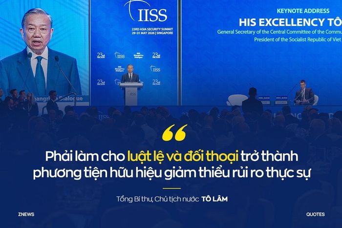  Tổng Bí thư đưa ra 6 đề xuất nhằm kiến tạo hòa bình và ổn định khu vực, trong đó trước hết nhấn mạnh việc biến luật lệ và đối thoại thành công cụ thực chất để giảm thiểu rủi ro. Ông cũng khẳng định trật tự dựa trên luật lệ là nền tảng chung để mọi quốc gia cùng tồn tại hòa bình, trên cơ sở luật pháp quốc tế, Hiến chương Liên Hợp Quốc và nguyên tắc giải quyết tranh chấp bằng biện pháp hòa bình. 