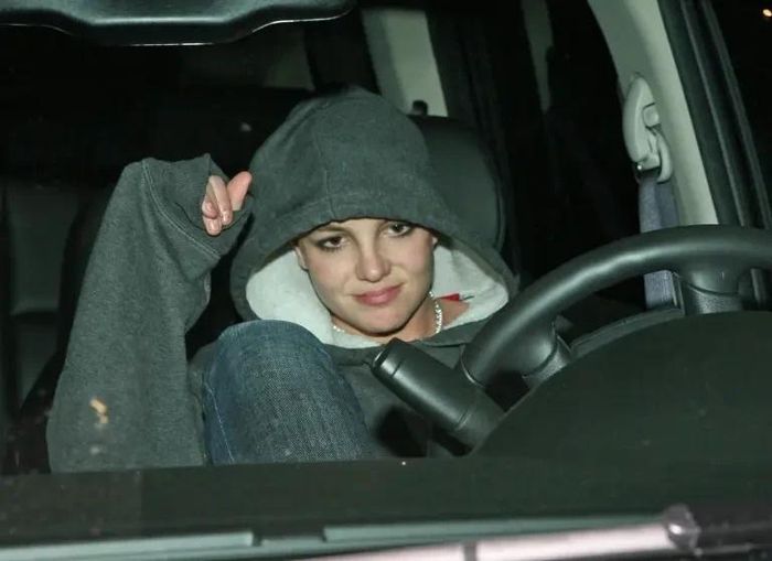  Hình ảnh Britney Spears bị bắt vì lái xe trong tình trạng không tỉnh táo. Ảnh: GC. 