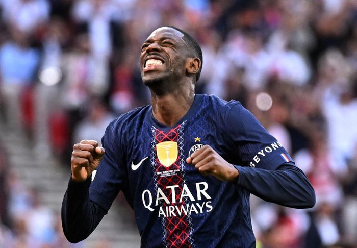  Dembele ghi bàn duy nhất cho PSG. 