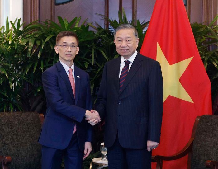 Tổng Bí thư, Chủ tịch nước Tô Lâm tiếp ông Wong Kim Yin, Tổng giám đốc Tập đoàn Sembcorp