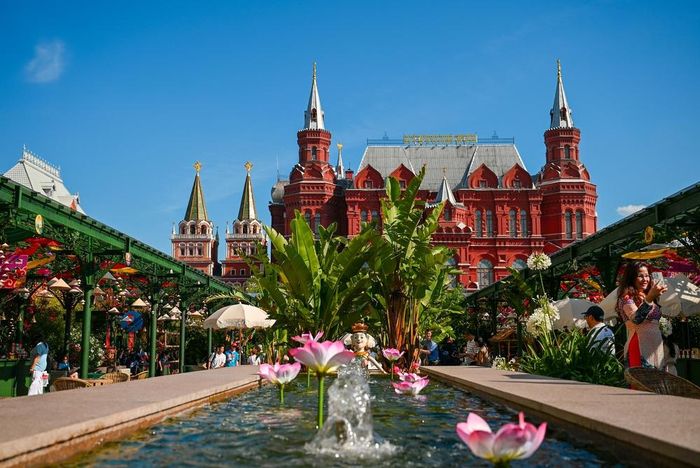 Biểu diễn múa rối nước Việt Nam ở Moscow