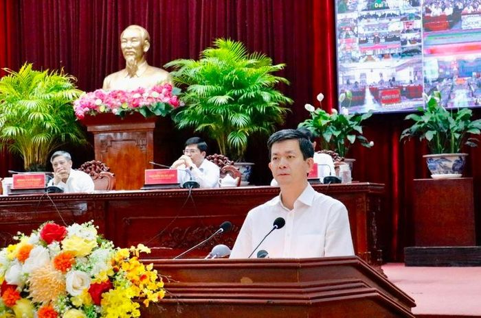 Bí thư Thành ủy Cần Thơ Lê Quang Tùng phát biểu chỉ đạo tại Hội nghị - Ảnh: VGP/LS