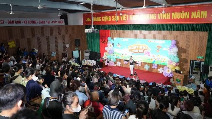 Ngày hội của bé dành cho các bệnh nhi đang nằm điều trị tại Bệnh viện Nhi Trung ương.