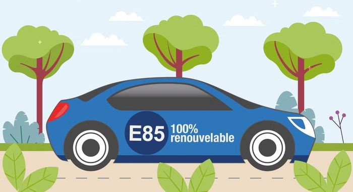 Ngành công nghiệp nhiên liệu sinh học Pháp đang thử nghiệm mô hình Superéthanol-E85 “100% tái tạo”, dựa trên việc phối trộn ethanol sinh học nội địa với các hydrocacbon tái tạo tiên tiến. (Nguồn: Bioethanol France)