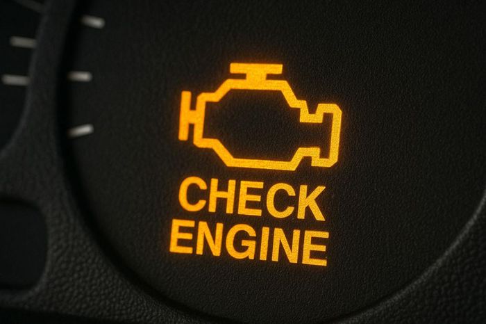 Biểu tượng của đèn báo lỗi động cơ (check engine)