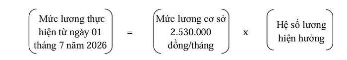 Công thức tính lương từ ngày 1-7
