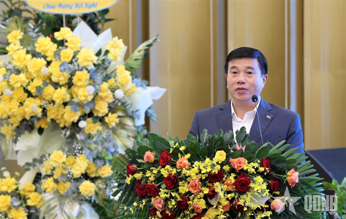  Đồng chí Y Thanh Hà Niê Kđăm, Bí thư Tỉnh ủy Lâm Đồng phát biểu khai mạc hội thảo. 