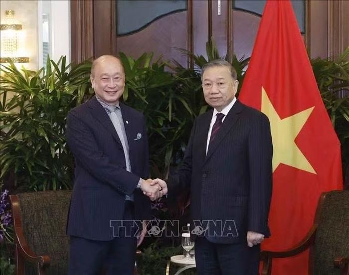  Tổng Bí thư, Chủ tịch nước Tô Lâm tiếp ông Wee Ee Cheong, Phó Chủ tịch kiêm Tổng Giám đốc điều hành Ngân hàng UOB. Ảnh: Thống Nhất/TTXVN 
