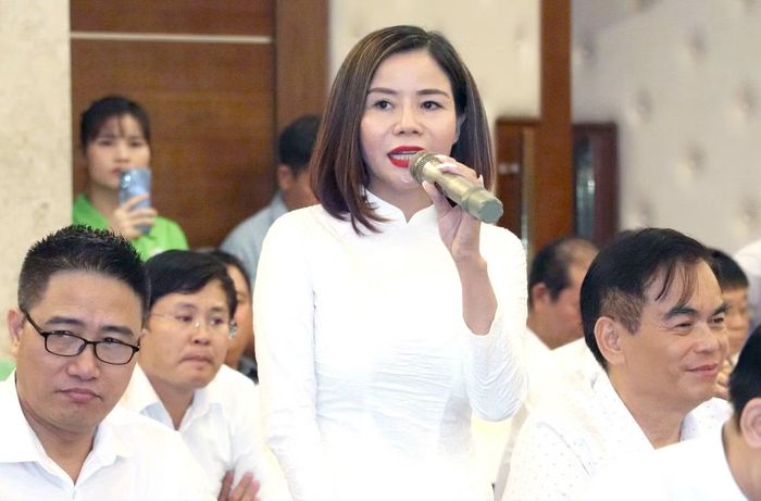 Nhiều ý kiến, trao đổi từ đại diện doanh nghiệp. Ảnh: L.V