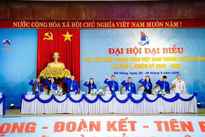 Đại hội đại biểu Hội LHTN Việt Nam thành phố Đà Nẵng lần thứ I, nhiệm kỳ 2026 - 2029 với khẩu hiệu hành động: “Thanh niên Đà Nẵng yêu nước - khát vọng - đoàn kết - tiên phong - sáng tạo - tự tin bước vào kỷ nguyên mới”.