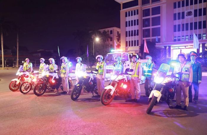 Lực lượng phối hợp Công an tỉnh Quảng Trị thường xuyên tuần tra, kiểm soát các tuyến đường trên địa bàn.