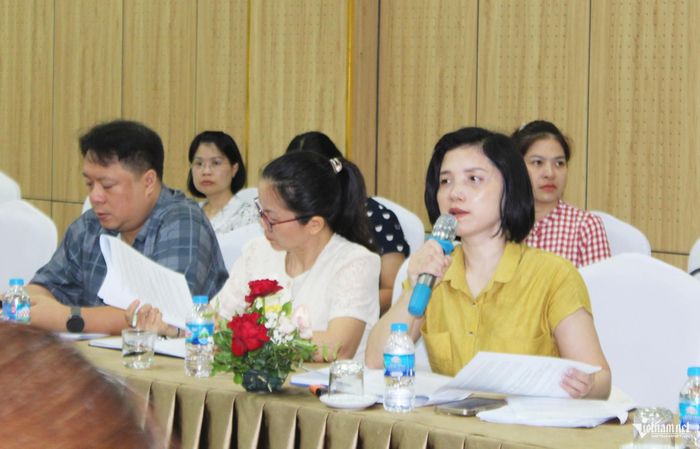 Đại biểu các bộ, ngành phát biểu, góp ý tại hội thảo.