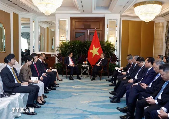 Tổng Bí thư, Chủ tịch nước Tô Lâm tiếp ông Loh Chin Hua, Giám đốc điều hành Tập đoàn Keppel. (Ảnh: Thống Nhất/TTXVN)