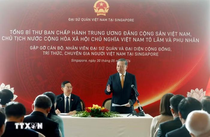 Tổng Bí thư, Chủ tịch nước Tô Lâm phát biểu. (Ảnh: Thống Nhất/TTXVN)