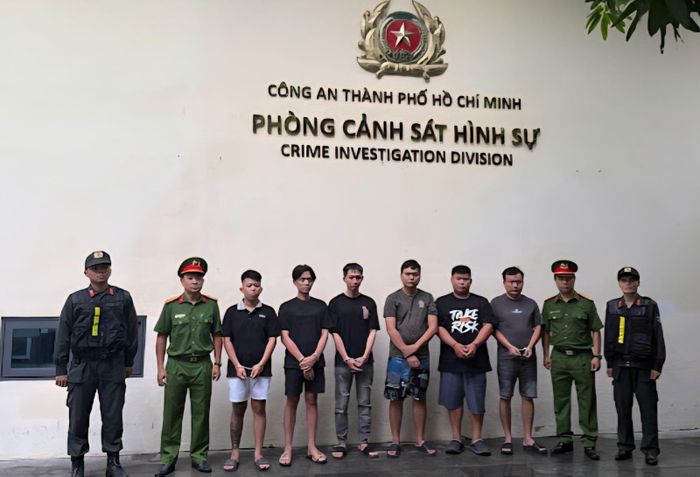 Các đối tượng cướp tiệm vàng nhanh chóng bị bắt giữ. Ảnh: CA