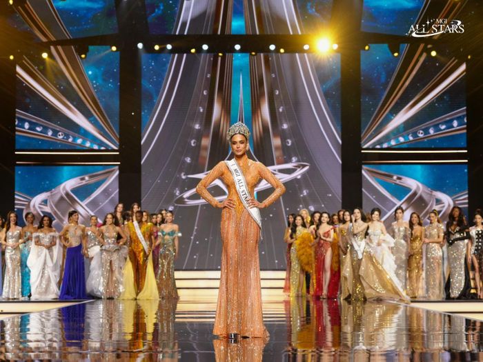 Hoa hậu MGI All Stars 2026 Vanessa Pulgarin trên sân khấu. Ảnh: MGI/