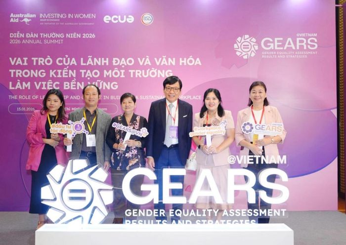 Các đại biểu tại Diễn đàn Thường niên GEARS@VIETNAM 2026 chủ đề "Vai trò của lãnh đạo và văn hóa trong kiến tạo môi trường làm việc bền vững" - tháng 1/2026. Ảnh: Đình Hưng