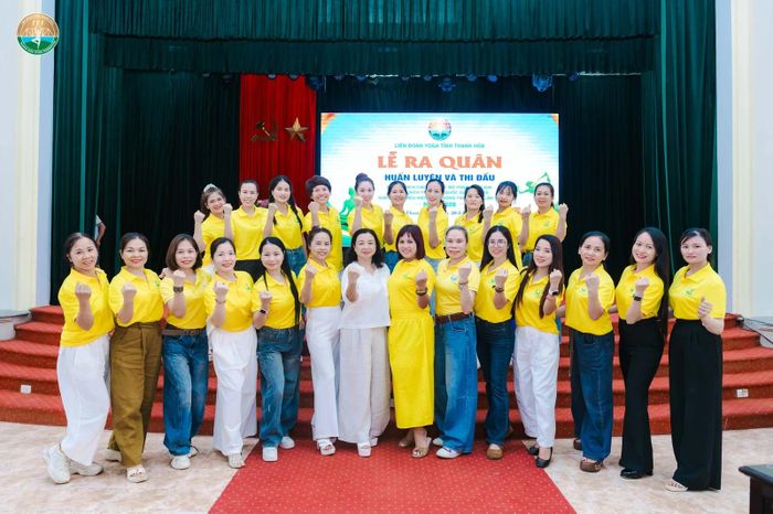 Đoàn VĐV Yoga Thanh Hóa quyết tâm giành thành tích cao nhất tại các giải đấu trên sân nhà sắp tới.