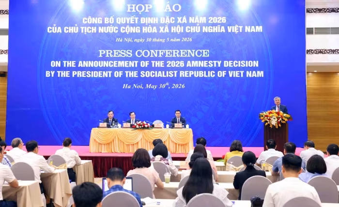 Quang cảnh buổi họp báo. Ảnh: CTV.