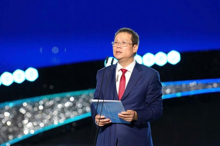 Chủ tịch UBND TP Đà Nẵng Lê Mạnh Hùng phát biểu khai mạc Lễ hội pháo hoa quốc tế 2026
