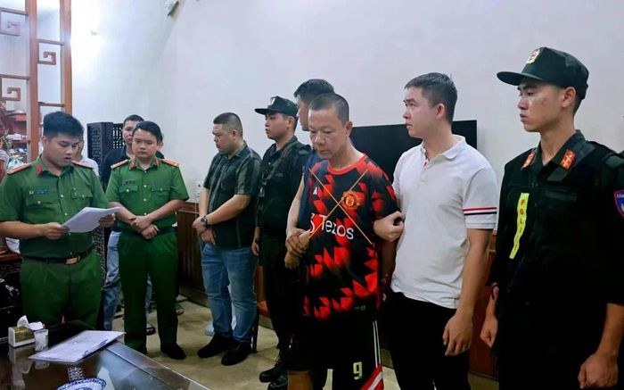 Giang hồ cộm cán Dũng "Kỷ" bị bắt giữ (Ảnh: Công an Ninh Bình).