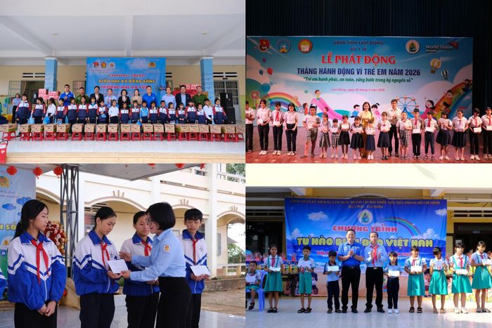 Đồng hành chăm lo thế hệ măng non bằng những hoạt động thiết thực