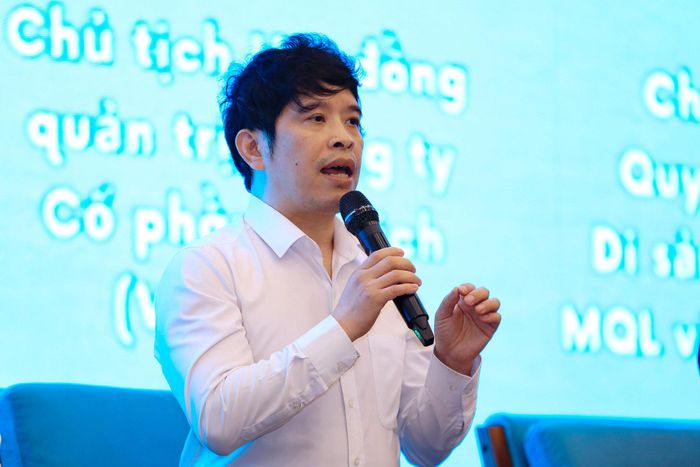 PGS.TS Nguyễn Đình Thọ, Phó Viện trưởng Viện Chiến lược, Chính sách nông nghiệp và môi trường chia sẻ tại hội thảo